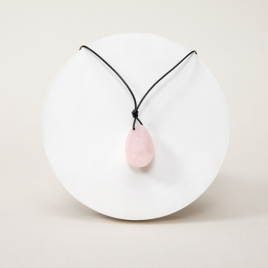 Pendentif Calypso - Quartz rose