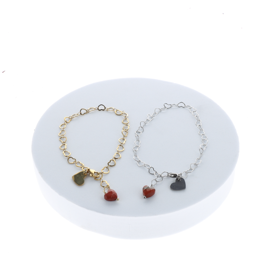 Bracelet Ariana - Jaspe rouge