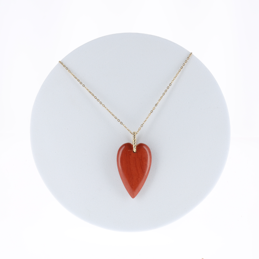 Pendentif Romane - Jaspe Rouge
