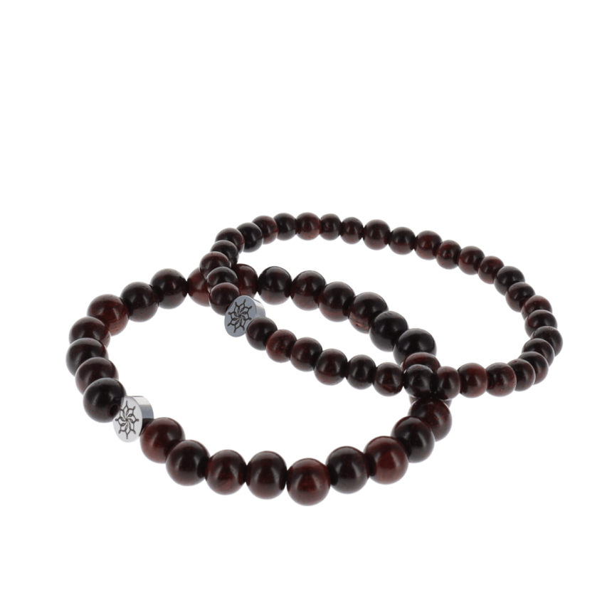 Bracelet Bois de Santal Rouge