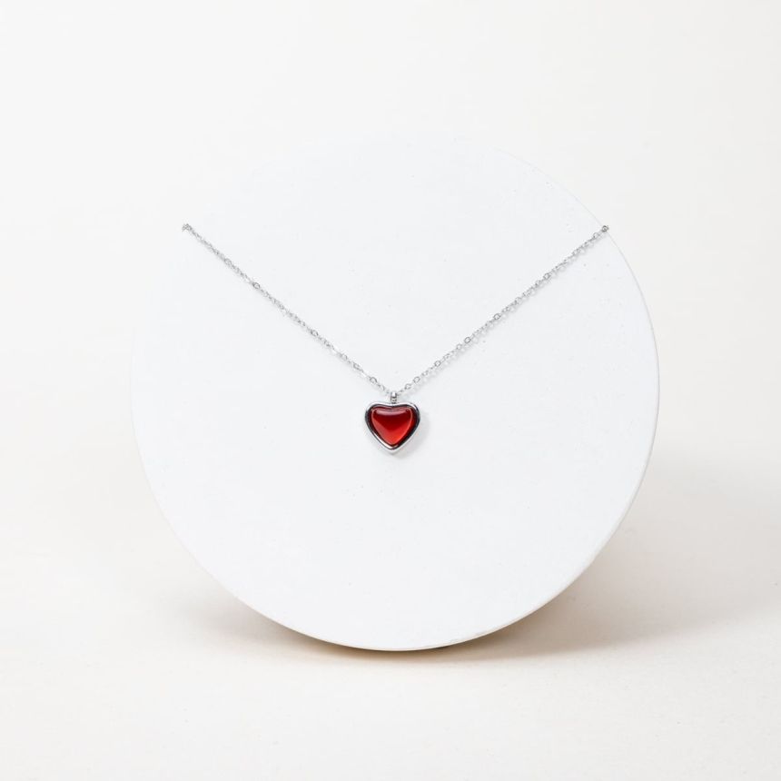 Pendentif Anastasia - Agate rouge Cornaline