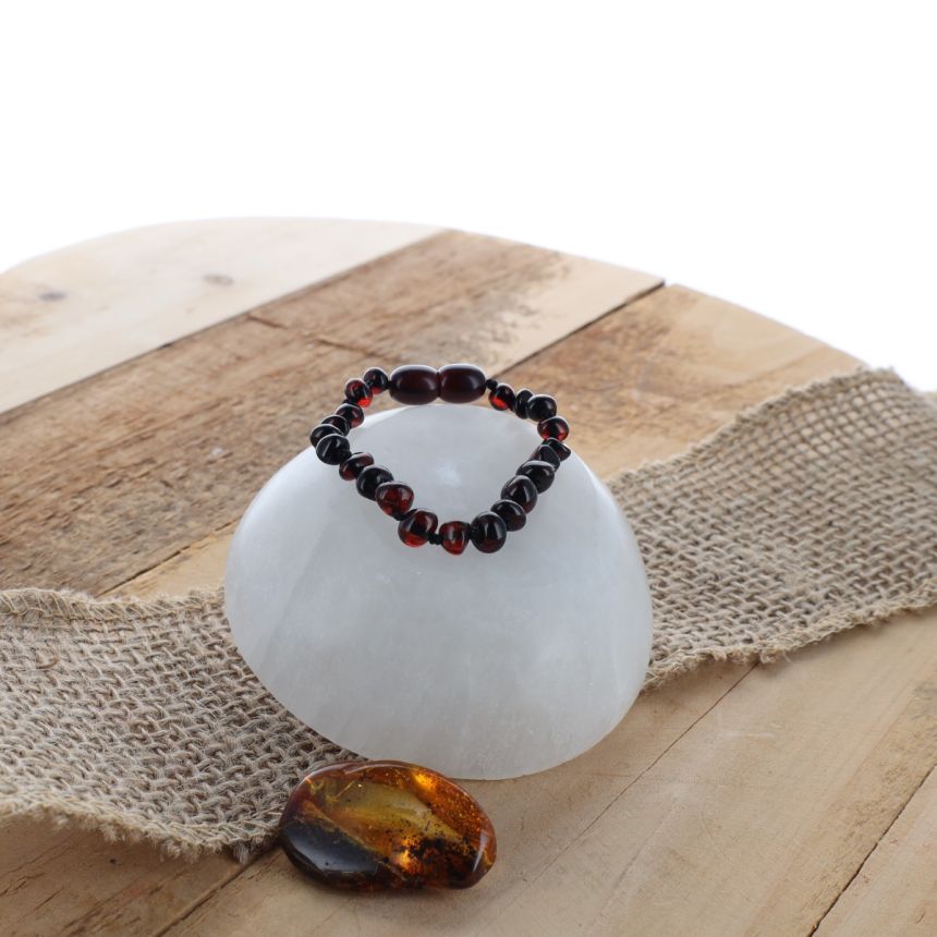 Bracelet Kate - Ambre Cognac