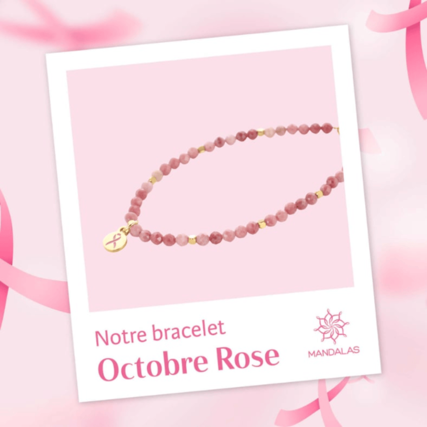 Bracelet Octobre rose 2024