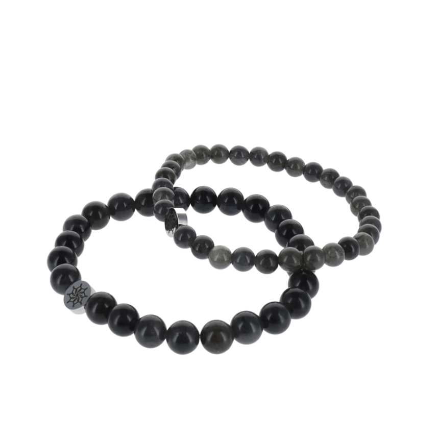 Bracelet Pierre de Lune noire