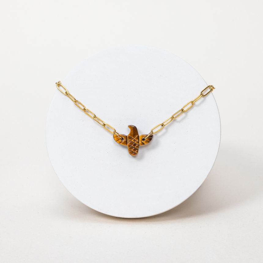 Pendentif Maria - Oeil de Tigre