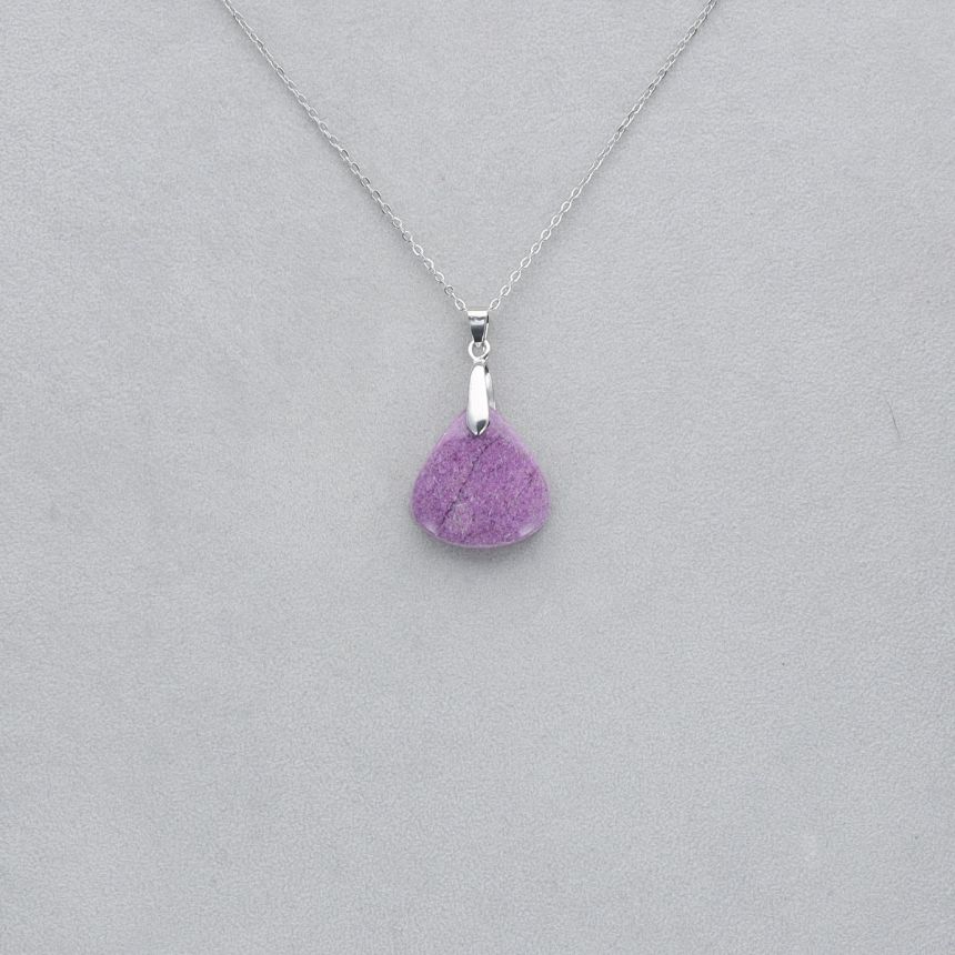 Purpurite Cabochon percé 2