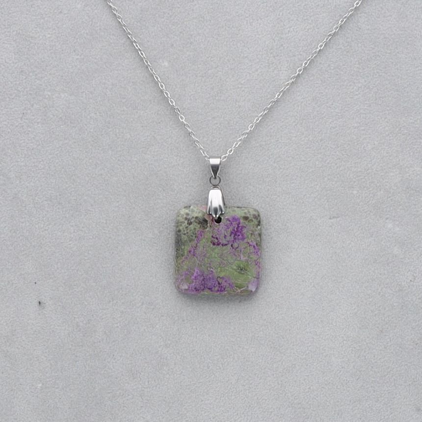 Purpurite Cabochon percé 20