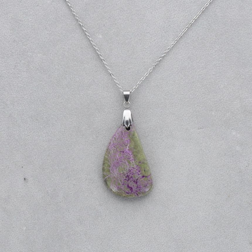 Purpurite Cabochon percé 21