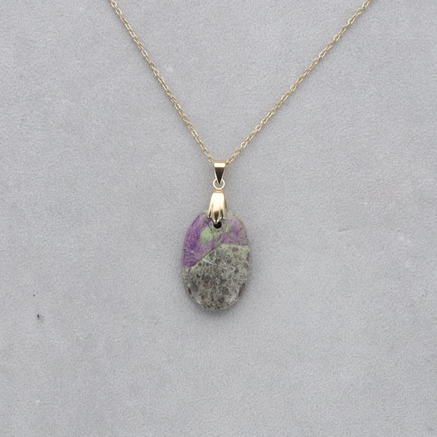 Purpurite Cabochon percé 31