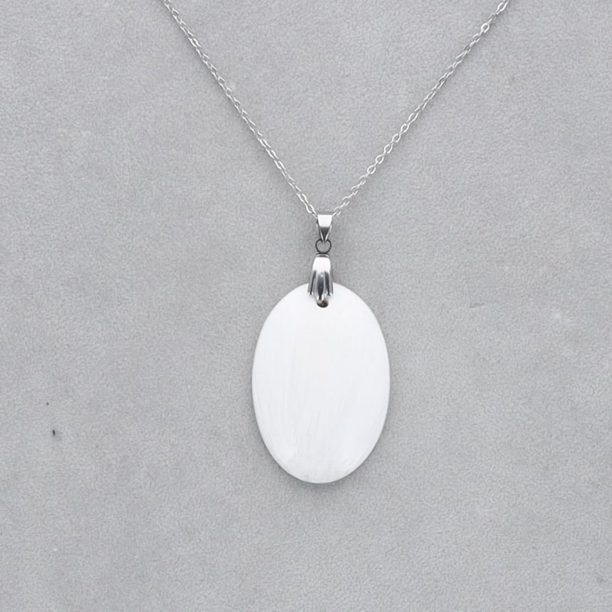 Scolécite Cabochon percé 48