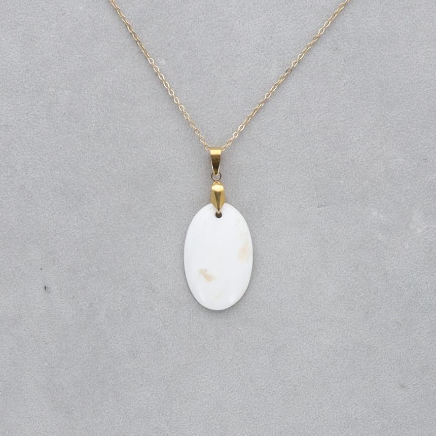 Scolécite Cabochon percé 64