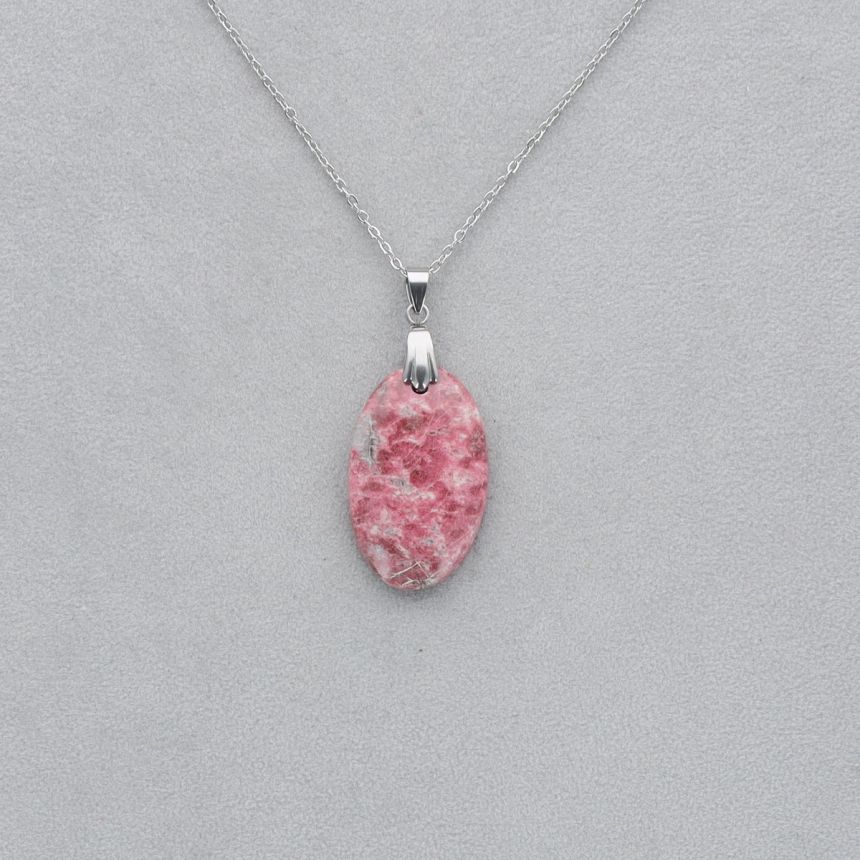 Thulite Cabochon percé 81