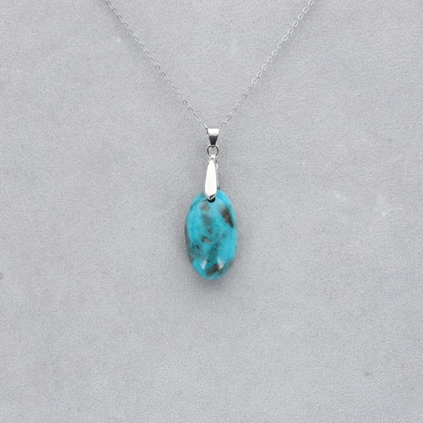 Turquoise Iranienne Cabochon percé 7